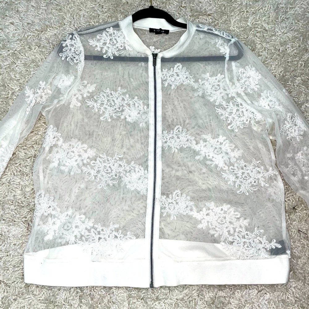 Torrid Mesh Bomber Jacket